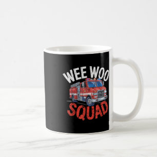 Wee Woo Squad Grappige Brandweerman Brandweerwagen Koffiemok