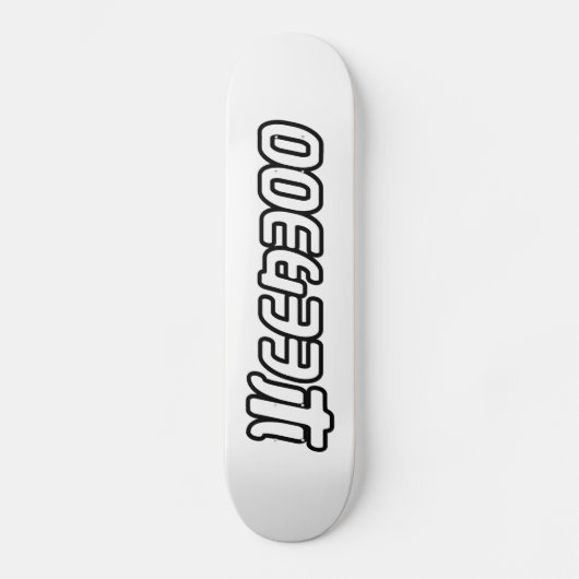 WEEABOO PERSOONLIJK SKATEBOARD (Voorkant)