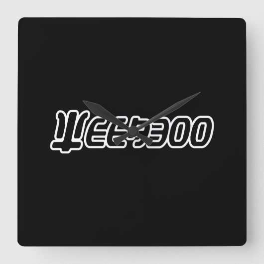 WEEABOO VIERKANTE KLOK (Voorkant)