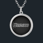 WEEABOO ZILVER VERGULDEN KETTING<br><div class="desc">Weeaboe trots. Wereldbol Trotters is gespecialiseerd in idiosyncratische beelden van rond het wereldbol. Hier vindt u unieke Wenskaarten,  Briefkaarten,  Posters,  Muismatten en meer.</div>