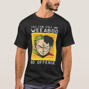 Weeb Trash Split Anime, Funny Anime Meme Weeaboe T T-shirt
