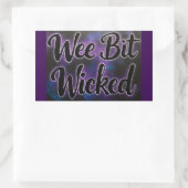 WeeBitWicked  Rechthoekige Sticker (Tas)