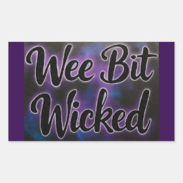 WeeBitWicked  Rechthoekige Sticker