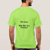Weebles wiebelen, maar ze... t-shirt (Achterkant)