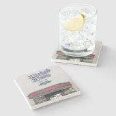 Weed, Asheville, Onderzetter met onkruid, (Zijkant)