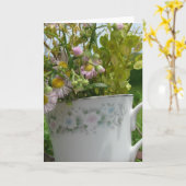 Weed Bouquet Kaart (Gele Bloem)