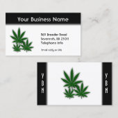 Weed Business, dubbelzijdig Visitekaartje (Voorkant / Achterkant)