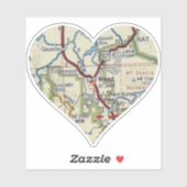 Weed California  Map Sticker (Vel)