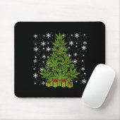 Weed Christmas Tree Funny Xmas T Men Women  Muismat (Met muis)