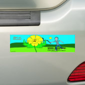 Weed Flogger Bumpersticker! Bumpersticker (Op auto)