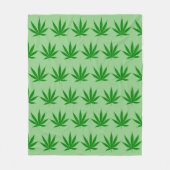 Weed Leaf Blanket Fleece Deken (Voorkant)