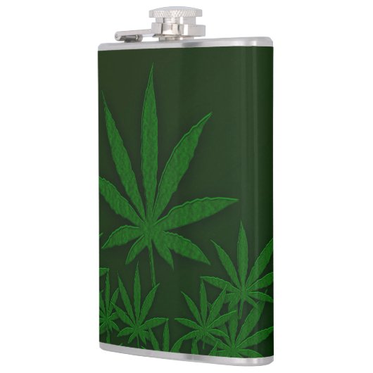 Weed Leaf Heupfles (Links)