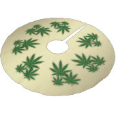 Weed Leaf Kerstboom Rok (Gekanteld)