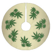 Weed Leaf Kerstboom Rok (Voorkant)
