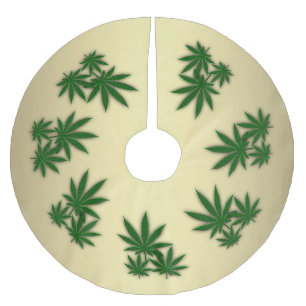 Weed Leaf Kerstboom Rok