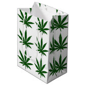 Weed Leaf Medium Cadeauzakje (Voorkant Gekanteld)