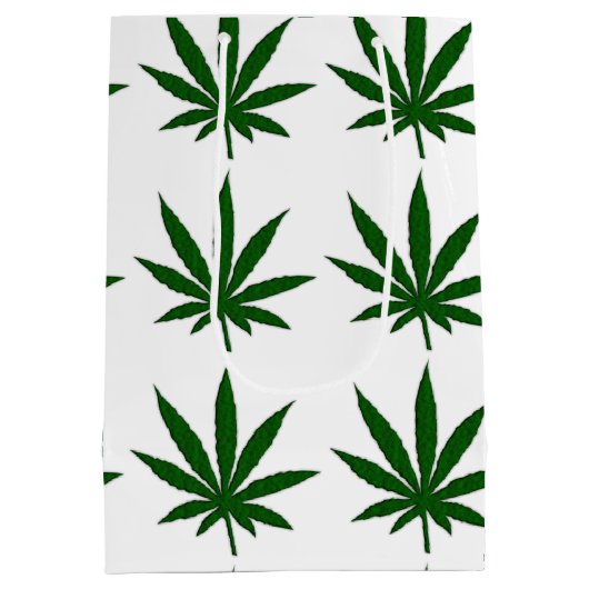 Weed Leaf Medium Cadeauzakje (Achterkant)
