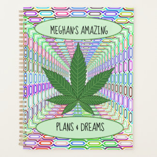 Weed Leaf Munchies Personalized Planner