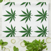 Weed Leaf Theedoek (Gevouwen)