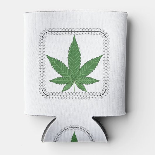 Weed Leaf Tree Trim Blikjeskoeler (Voorkant)