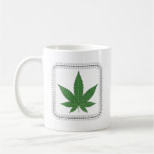 Weed Leaf Tree Trim Koffiemok (Links)
