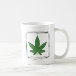 Weed Leaf Tree Trim Koffiemok