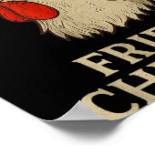 Weed Meme Funny Fried Chicken Smoking  Poster (Hoek)