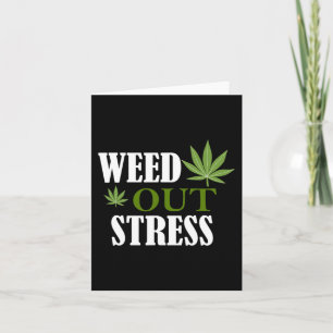 Weed Out Stress Mental Health Awareness Kaart