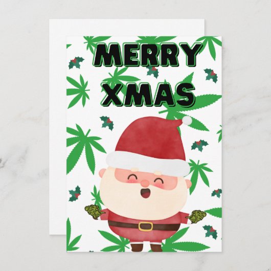 WEED SANTA (Voorkant / Achterkant)