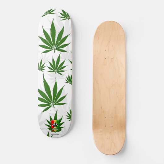 Weed Skateboard, onkruid Schaats, onkruidskateboar Persoonlijk Skateboard (Voorkant)