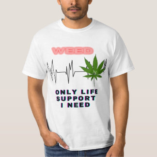 Weed T-shirt voor mannen
