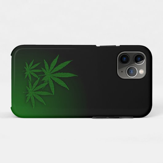 Weed Triple Leaf Case-Mate iPhone Case (Achterkant (horizontaal))