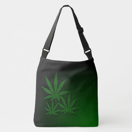 Weed Triple Leaf Crossbody Tas (Voorkant)