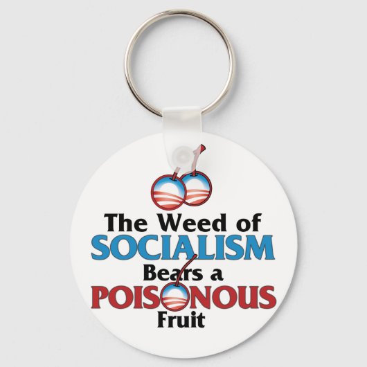 Weed van Socialistm Sleutelhanger (Voorkant)