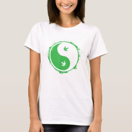 Weed Yin Yang T-shirt