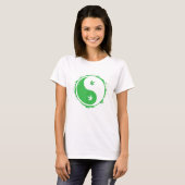 Weed Yin Yang T-shirt (Voorkant volledig)