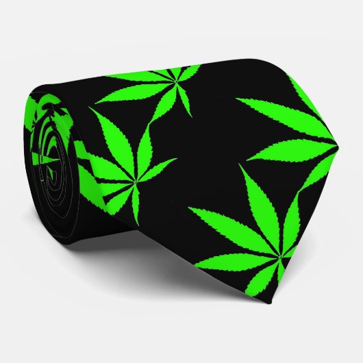 weedcore pakalolo-stropdas stropdas (Opgerold)