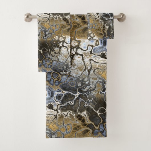Weeds en Sky Abstract Bad Handdoek (Insitu)