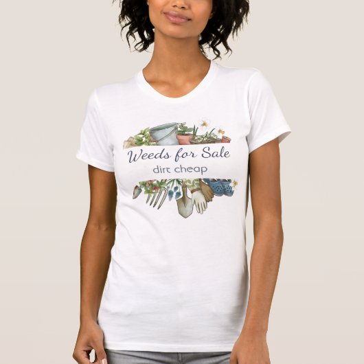 Weeds voor verkoop vuile zeep t-shirt (Voorkant)