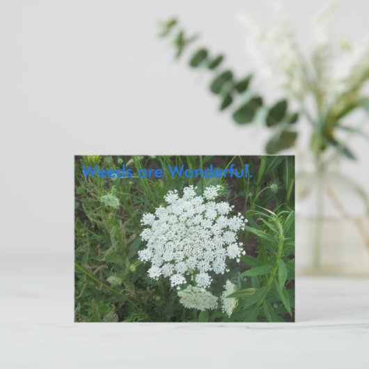 Weeds zijn geweldig. briefkaart (Staand voorkant)