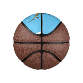 Weedy seadragon cartoon illustratie basketbal (Rechts)