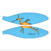 Weedy seadragon cartoon illustratie basketbal (Panelen)