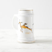 Weedy seadragon cartoon illustratie bierpul (Voorkant links)