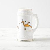 Weedy seadragon cartoon illustratie bierpul (Voorkant rechts)