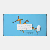 Weedy seadragon cartoon illustratie bureaumat (Keyboard & Muis)