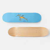 Weedy seadragon cartoon illustratie persoonlijk skateboard (Horizontaal)