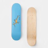 Weedy seadragon cartoon illustratie persoonlijk skateboard (Voorkant)