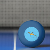 Weedy seadragon cartoon illustratie pingpongbal (Net)