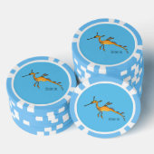 Weedy seadragon cartoon illustratie poker chips (Opstapeling)
