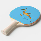 Weedy seadragon cartoon illustratie tafeltennisbatje (Voorkant Gekanteld)
